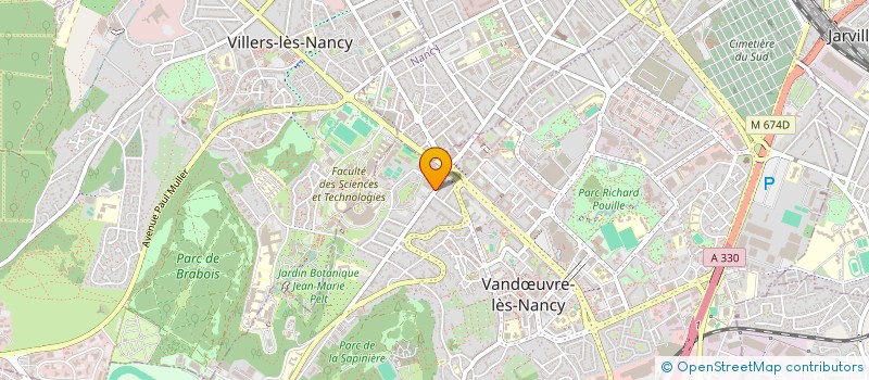 localisation de l'entreprise BISSAN à VANDŒUVRE-LES-NANCY
