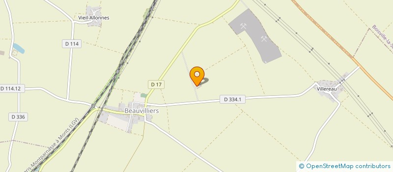localisation de l'entreprise BISSAY AGRICULTURE à BEAUVILLIERS