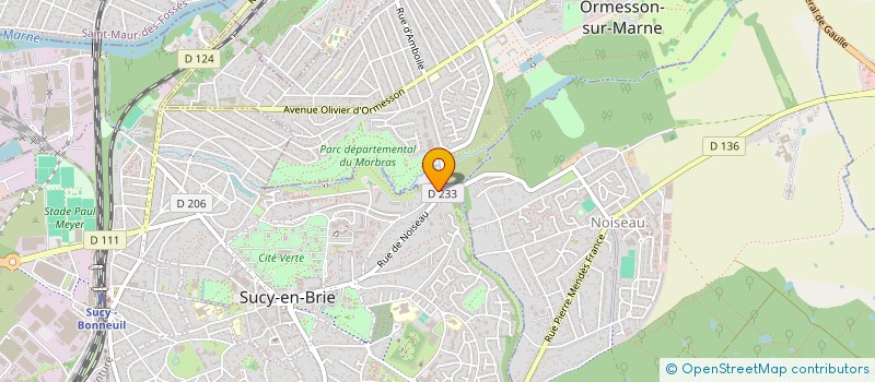 localisation de l'entreprise BISSER à SUCY-EN-BRIE