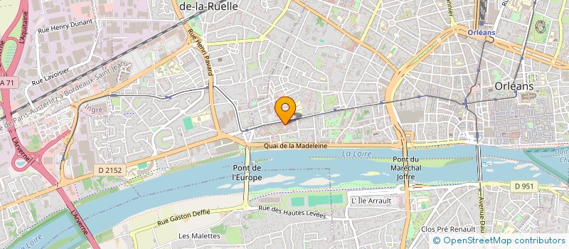 localisation de l'entreprise BISSETII (SOLIDARITE ET DEVELOPPEMENT) à ORLEANS