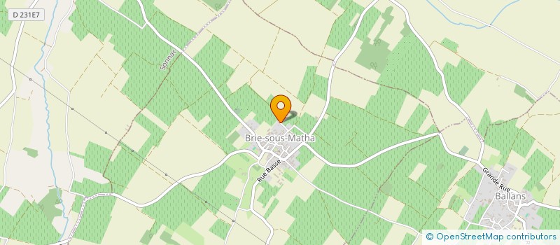 localisation de l'entreprise BISSIRIEX A.  BRIE-SOUS-MATHA