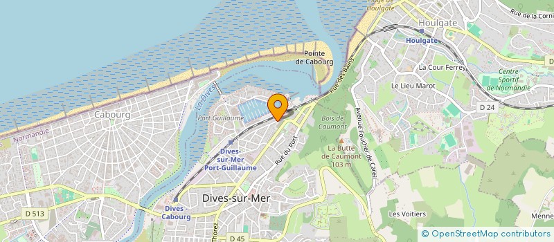 localisation de l'entreprise BISSON à DIVES-SUR-MER
