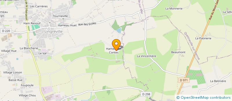 localisation de l'entreprise BISSON  TOURNEVILLE-SUR-MER