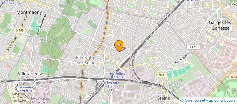 localisation de l'entreprise BISSON ECHAFAUDAGES à PIERREFITTE-SUR-SEINE