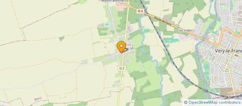 localisation de l'entreprise BISSON-FAUCHER  BLACY