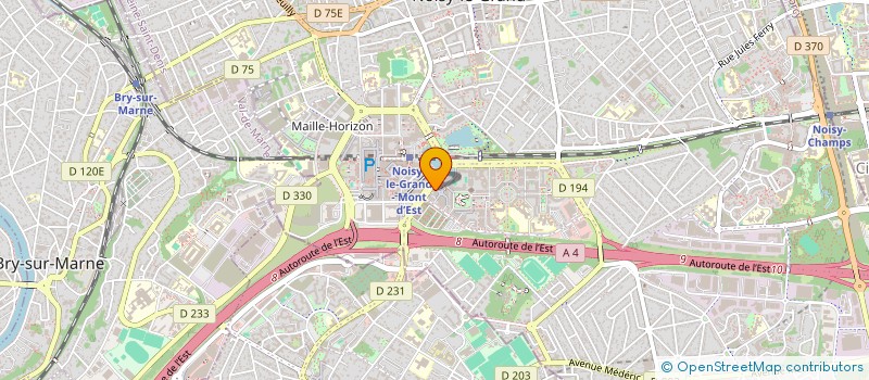 localisation de l'entreprise BISSOU SECURITE PRIVEE à NOISY-LE-GRAND