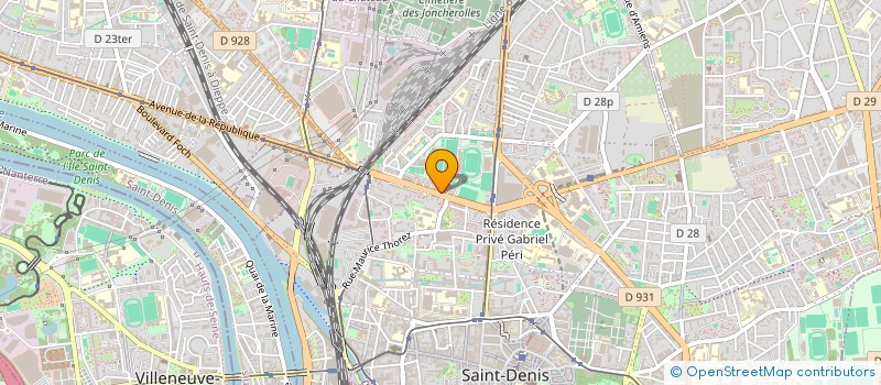 localisation de l'entreprise BISSY TRANSPORTS à SAINT-DENIS