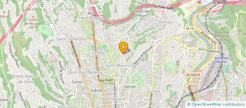 localisation de l'entreprise BISTARELLI MENUISERIE ET EBENISTERIE à NICE