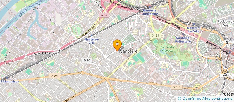 localisation de l'entreprise BISTI  NANTERRE