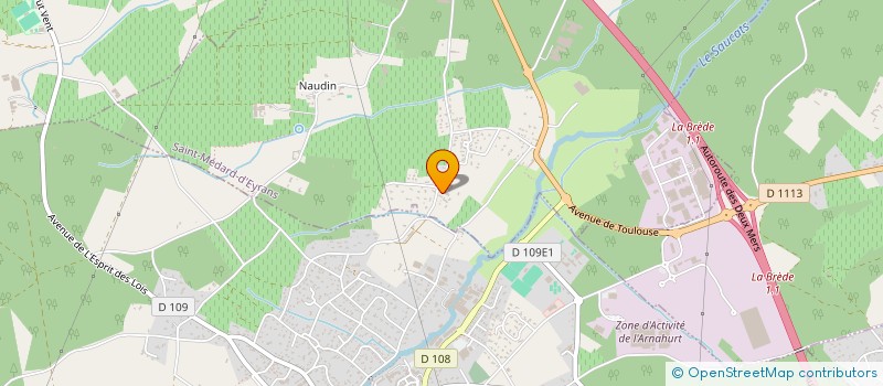 localisation de l'entreprise BISTOUQUERA  SAINT-MEDARD-D'EYRANS