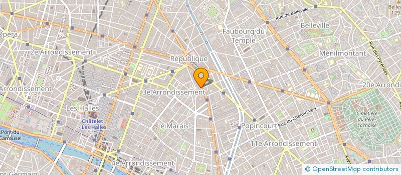 localisation de l'entreprise BISTOURI  PARIS