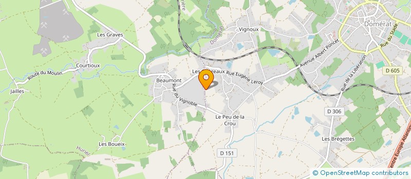 localisation de l'entreprise BISTR'AUVERGNE à DOMERAT