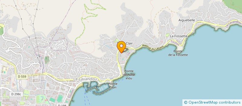 localisation de l'entreprise BISTR'EAU RYON à LE LAVANDOU