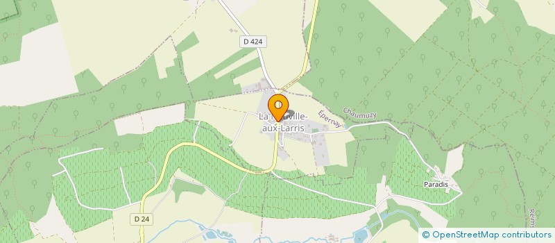 localisation de l'entreprise BISTR'O LARRIS  LA NEUVILLE-AUX-LARRIS