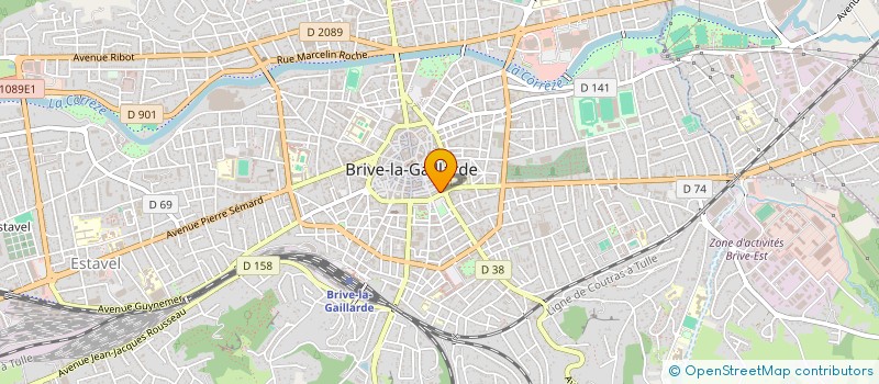 localisation de l'entreprise BISTRO 2V  BRIVE-LA-GAILLARDE