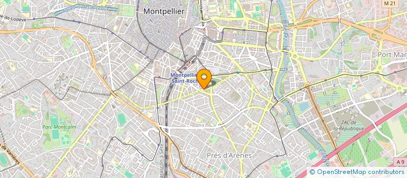 localisation de l'entreprise BISTRO 39 à MONTPELLIER