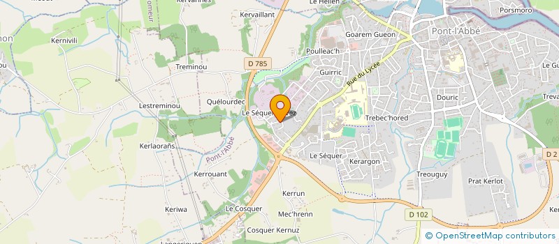 localisation de l'entreprise BISTRO BRUTE  PONT L'ABBE