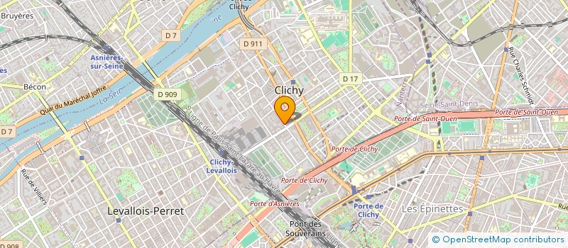 localisation de l'entreprise BISTRO DE CLICHY à CLICHY
