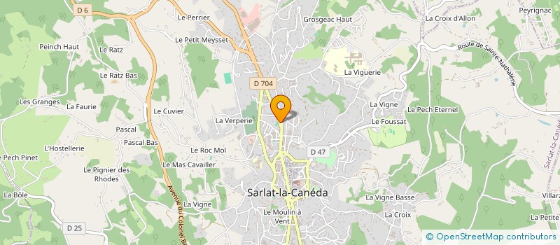 localisation de l'entreprise BISTRO DE L'OCTROI à SARLAT-LA-CANEDA