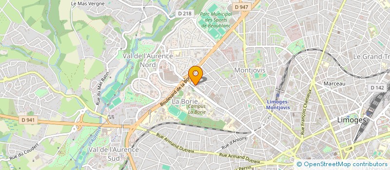 localisation de l'entreprise BISTRO DE LA FAC à LIMOGES