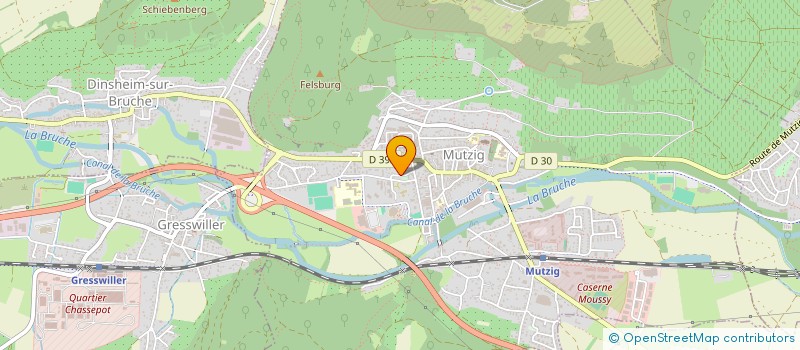 localisation de l'entreprise BISTRO DES BRASSEURS  MUTZIG