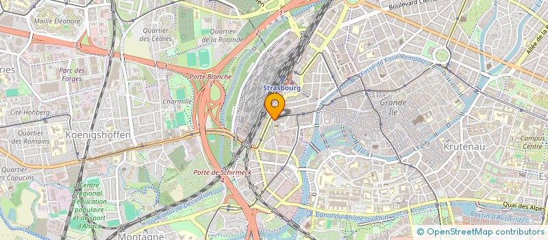 localisation de l'entreprise BISTRO ETHIOPIA  STRASBOURG