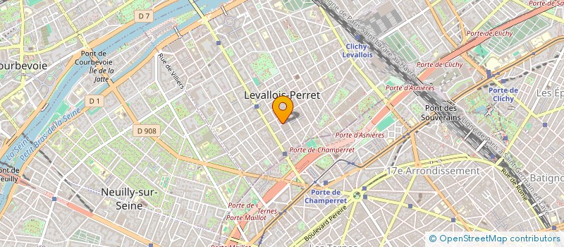 localisation de l'entreprise BISTRO JULES ET THEO à LEVALLOIS-PERRET