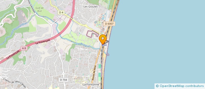 localisation de l'entreprise BISTRO LABO à ANTIBES