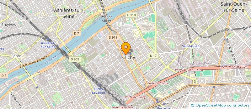 localisation de l'entreprise BISTRO LE SANCERRE à CLICHY