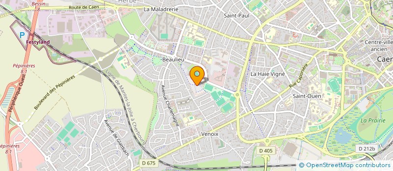 localisation de l'entreprise BISTRO MALHERBE à CAEN