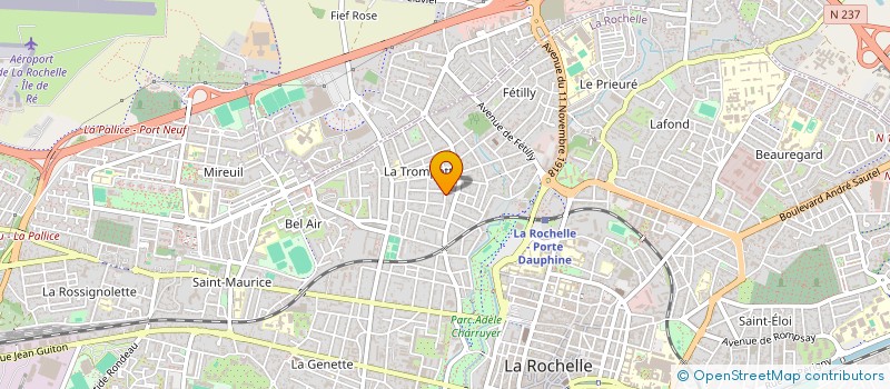 localisation de l'entreprise BISTRO PHARE DES MINIMES  LA ROCHELLE