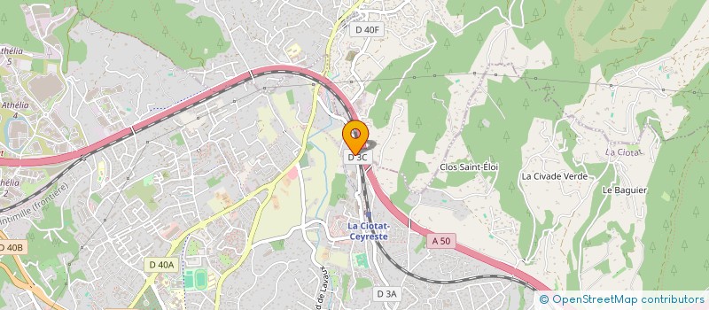 localisation de l'entreprise BISTRO/RESTO SAINT ESTEVE  LA CIOTAT