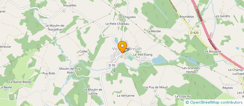 localisation de l'entreprise BISTRO SAINT JEAN à SAINT-JEAN-LIGOURE