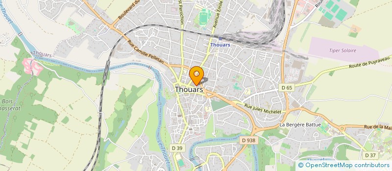 localisation de l'entreprise BISTRO'THOUARS  THOUARS