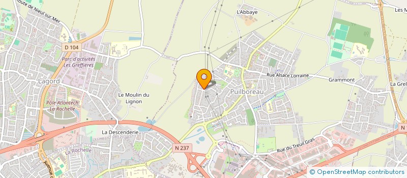 localisation de l'entreprise BISTROBEAULIEU  PUILBOREAU