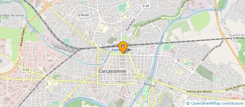 localisation de l'entreprise BISTROCITE à CARCASSONNE