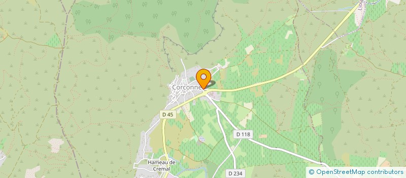 localisation de l'entreprise BISTROLI  CORCONNE