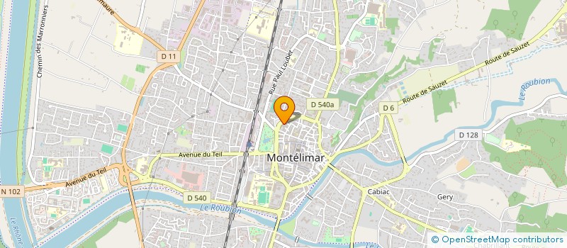 localisation de l'entreprise BISTRONOMIC à MONTELIMAR