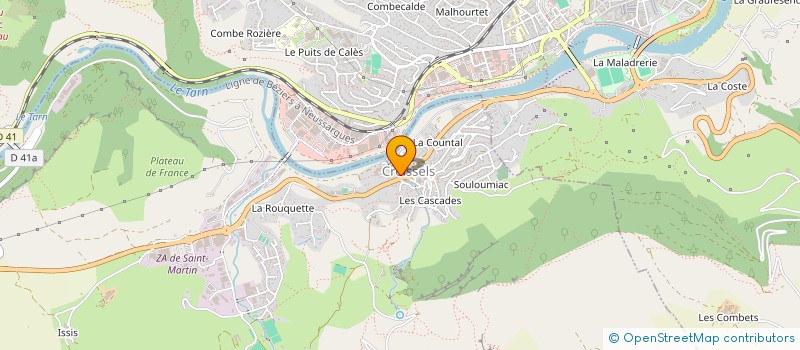 localisation de l'entreprise BISTROQUET PMS  CREISSELS