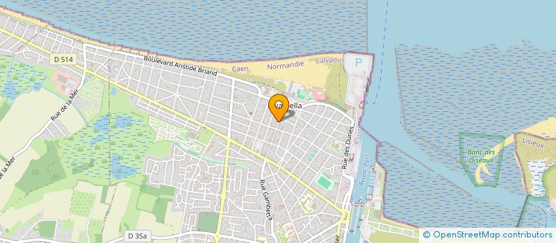 localisation de l'entreprise BISTROT  OUISTREHAM