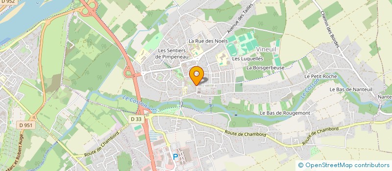 localisation de l'entreprise BISTROT BATTINI à VINEUIL