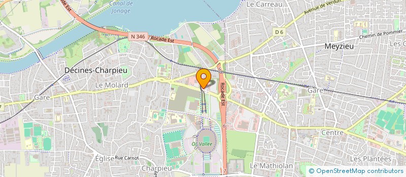 localisation de l'entreprise BISTROT BEL AIR  DECINES-CHARPIEU