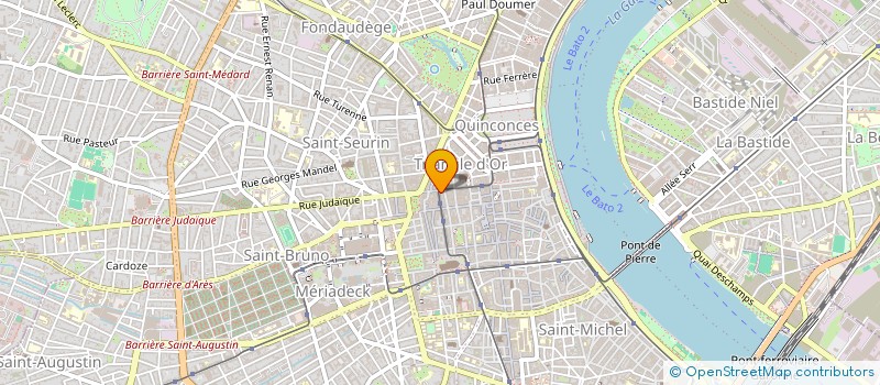 localisation de l'entreprise BISTROT BOHEME  BORDEAUX