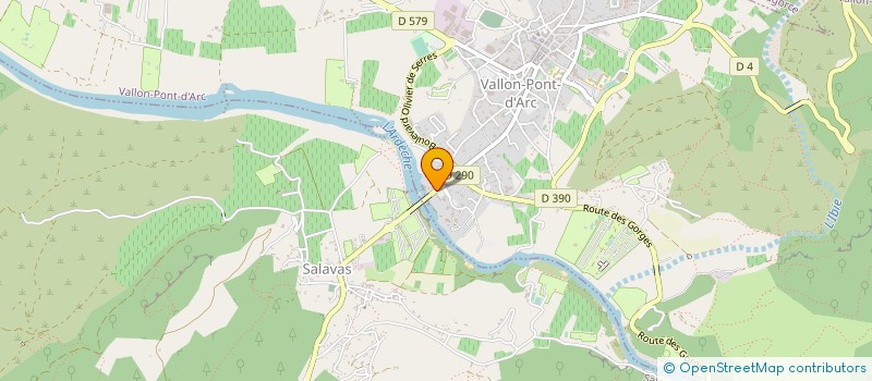 localisation de l'entreprise BISTROT CAYOU à VALLON-PONT-D'ARC