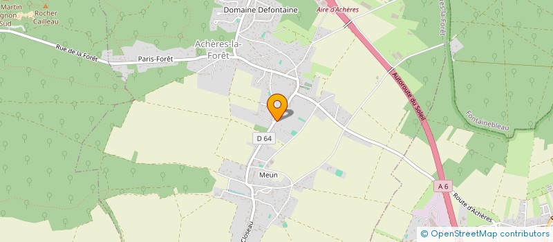 localisation de l'entreprise BISTROT D'ACHERES  ACHERES-LA-FORET