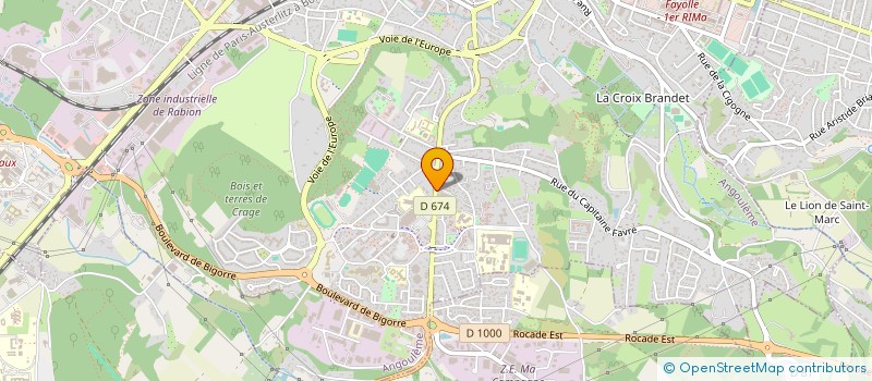 localisation de l'entreprise BISTROT D ANGELE à ANGOULEME