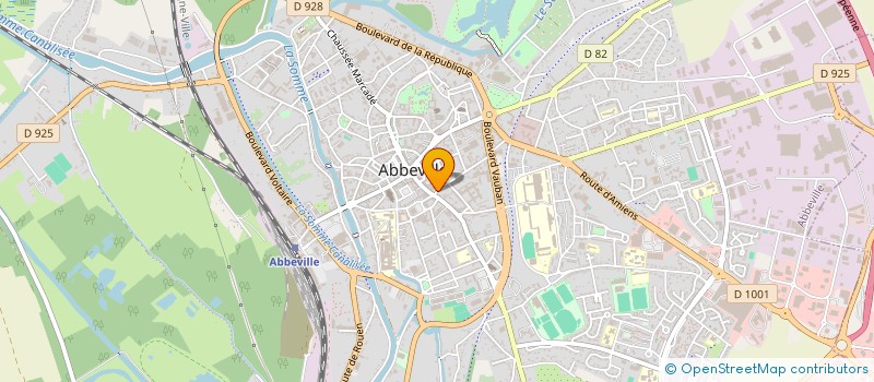 localisation de l'entreprise BISTROT D'ANTAN LA RITOURNELLE  ABBEVILLE