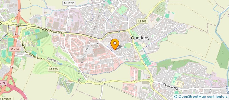 localisation de l'entreprise BISTROT DE L ESCALE à QUETIGNY