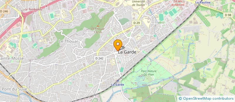 localisation de l'entreprise BISTROT DE LA FONTAINE à LA GARDE