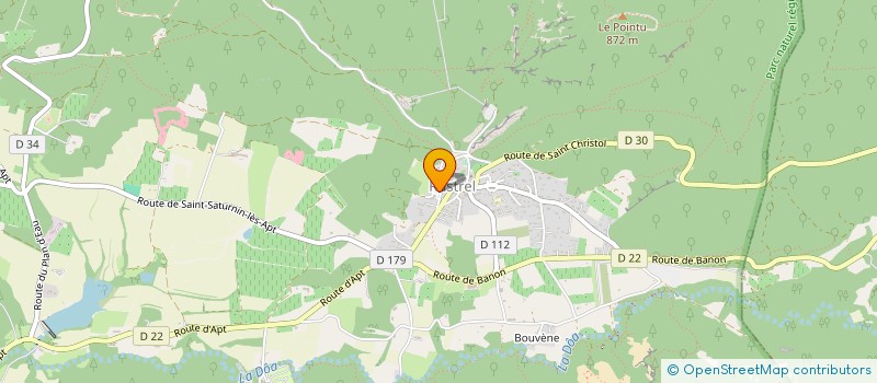 localisation de l'entreprise BISTROT DE LA PLACE RUSTREL  RUSTREL